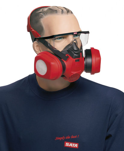 Máscara de protección semimáscara - SATA GmbH & Co. KG - de cartucho / ligera