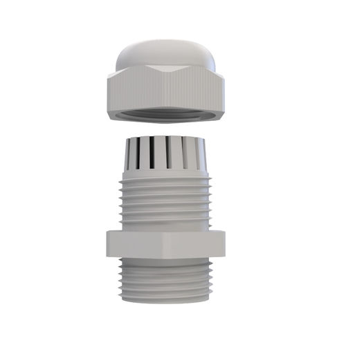Prensaestopas de nailon - PC series - B.M.P - IP68 / recto / roscado