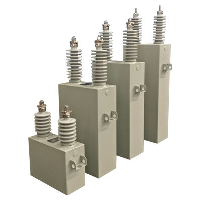 Condensador eléctrico de película de polipropileno - Sieyuan Electric Co., Ltd - de aluminio / montado en poste / de alta tensión
