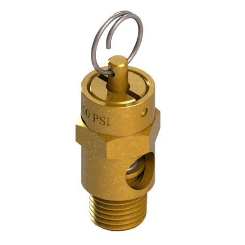 Válvula de seguridad de latón - U200C series - Valve Check, Inc - roscado / de acero inoxidable