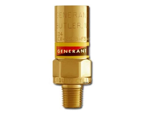 Válvula de alivio de presión para cilindros - LCV series - Generant - criogénico
