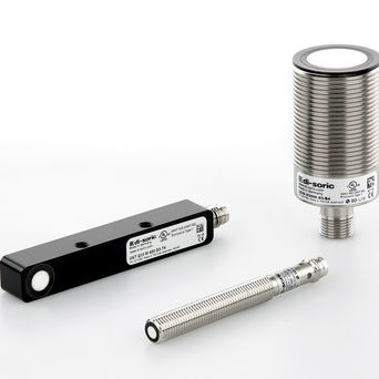 Sensor de ultrasonidos de reflexión directa - US series - di-soric - de acero inoxidable
