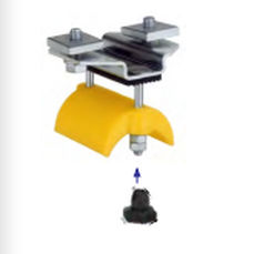 Carretilla portacable de plástico - ZKP-76xD50T - UNILIFT - en acero galvanizado / de acero inoxidable / plana