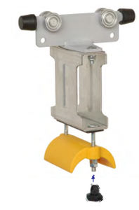 Carretilla portacable de plástico - WKZ-P1-160x96xD63T - UNILIFT - en acero galvanizado / de remolcado