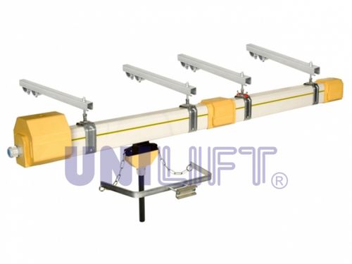Riel conductor de PVC - UNILIFT - de cobre / 4 polos