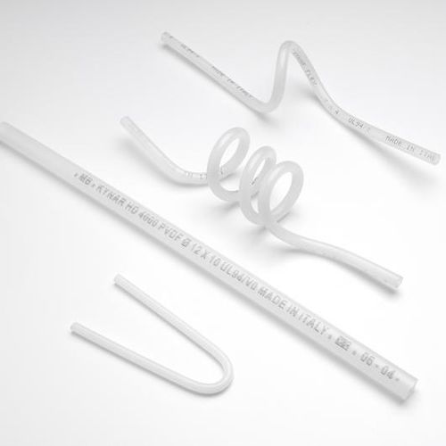 Manguera para productos químicos - KYNAR® 4000 - MEBRA PLASTIK ITALIA SPA - de fluoropolímero / de PVDF / para vacío
