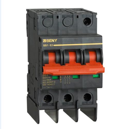 Disyuntor térmico - 600V 63A BB1-63 - Zhejiang Benyi Electrical Co.,ltd. - DC / automático / para aplicaciones fotovoltaicas