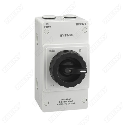 Seccionador multipolar - BYSS-50 - Zhejiang Benyi Electrical Co.,ltd. - DC / para aplicaciones fotovoltaicas / para ondulador solar