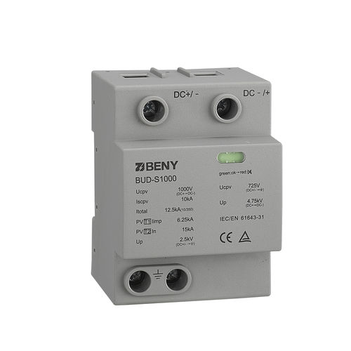 Protector de sobretensión de tipo 2 - BUD-S1000 - Zhejiang Benyi Electrical Co.,ltd. - de tipo 1 / con teleseñalización / para instalación fotovoltaica