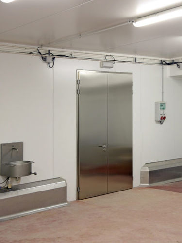 Puerta con bisagra - TTP EI-60 - Tane Hermetic - de acero inoxidable / industrial / para sala blanca