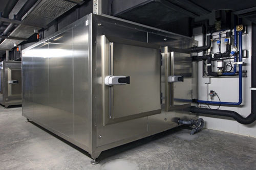 Puerta con bisagra - Tane Hermetic - de acero inoxidable / de PVC / industrial