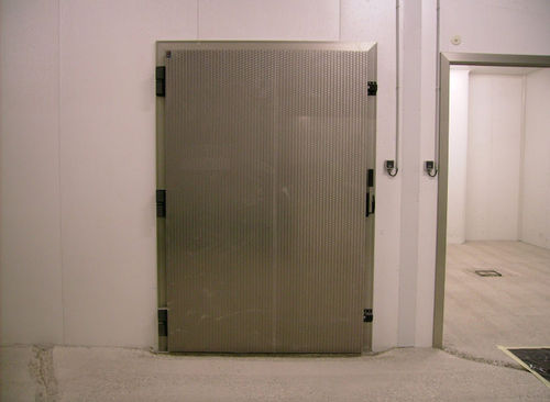 Puerta para cámara frigorífica - SOB  - Tane Hermetic - con bisagra / de acero inoxidable / de PVC