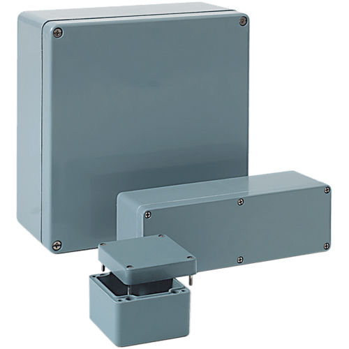 Caja de poliéster reforzado con fibras de vidrio - POS Series - ROSE Systemtechnik - para riel DIN / rectangular / industrial