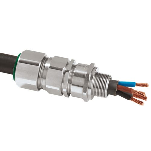 Prensaestopas de latón niquelado - E1FW Series - ROSE Systemtechnik - de latón / IP68 / IP66