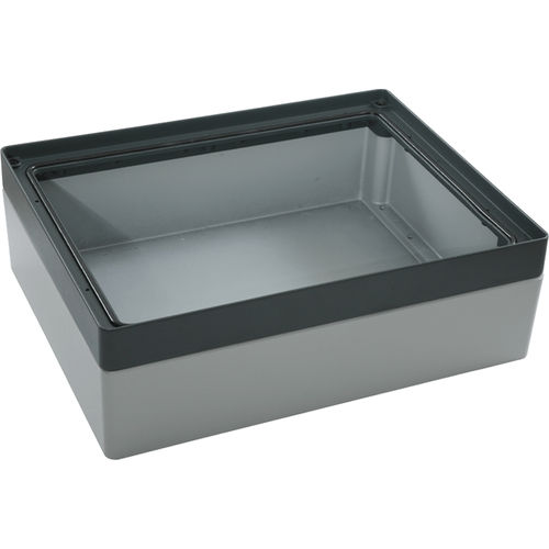 Caja para montaje en paneles - Commander 1 series - ROSE Systemtechnik - rectangular / de aluminio / industrial