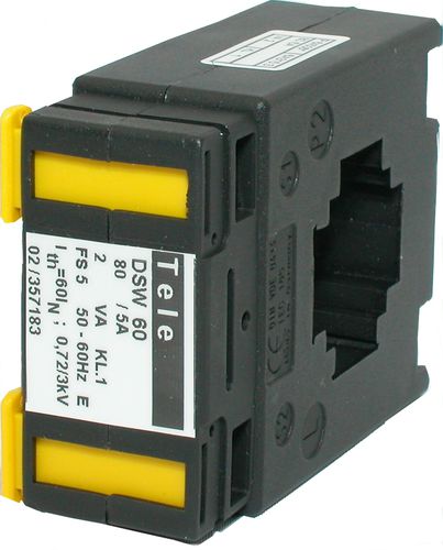 Transductor de corriente con transformador - DSW 80 - TELE Haase Steuergeraete GmbH - en riel DIN / fijo / AC