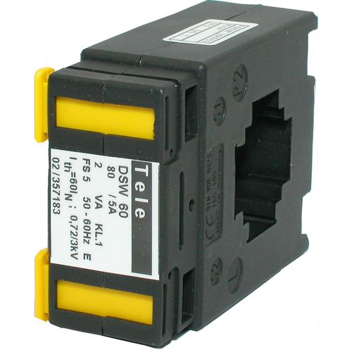 Transductor de corriente con transformador - DSW 60 - TELE Haase Steuergeraete GmbH - en riel DIN / fijo / AC