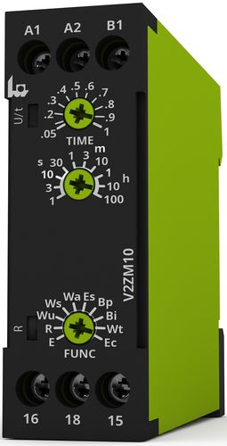 Relé temporizador electrónico - V2ZM10 12-240V AC/DC - TELE Haase Steuergeraete GmbH - de protección / multifunción / de impulsos