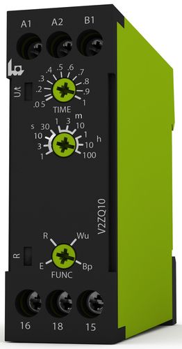 Relé temporizador electrónico - V2ZQ10 24-240V AC/DC - TELE Haase Steuergeraete GmbH - digital / de protección / de impulsos