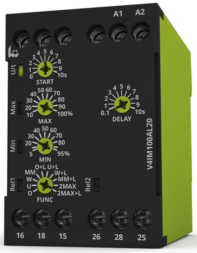 Relé de vigilancia de corriente - V4IM100AL20 - TELE Haase Steuergeraete GmbH - 2NA/NC / AC/DC / monofásico