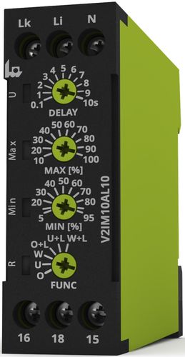 Relé de vigilancia de corriente - V2IM10AL10 - TELE Haase Steuergeraete GmbH - 1NA/NC / AC/DC / monofásico