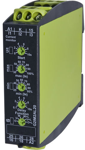 Relé de vigilancia de corriente - G2IM2AL20 - TELE Haase Steuergeraete GmbH - 2NA/NC / AC/DC / monofásico