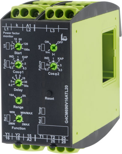 Relé de protección de factor de potencia - G4CM690V16ATL20 - TELE Haase Steuergeraete GmbH - 2NA/NC / 1NA/NC / AC