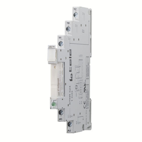 Relé electromecánico 24 Vcc - STKR524 - TELE Haase Steuergeraete GmbH - 24 V CA / compacto / tipo slim