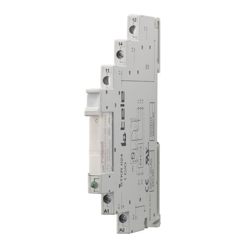 Relé electromecánico 24 Vcc - STKR024 - TELE Haase Steuergeraete GmbH - 1NA/NC / compacto / tipo slim