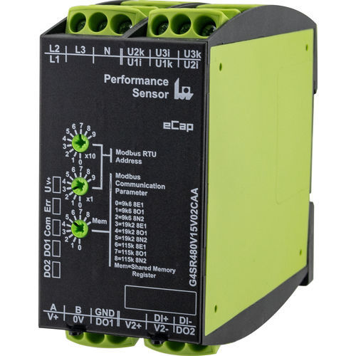 Contador de energía eléctrica Modbus - G4SR480V5A02CAA - TELE Haase Steuergeraete GmbH - monofásico / trifásico / en riel DIN