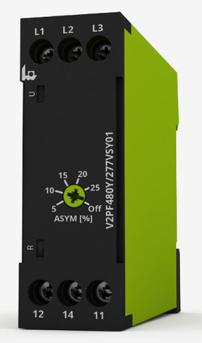 Relé de vigilancia de tensión - V2PF480Y/277VSY01 - TELE Haase Steuergeraete GmbH - de fases / de ausencia de fases / de desequilibrio de fases
