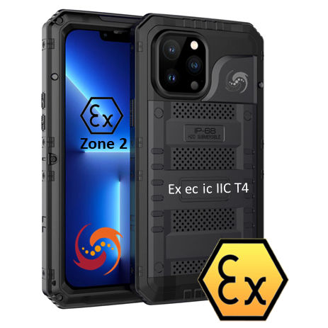 Teléfono inteligente industrial WiFi - ATEX iPhone 13 - Atexxo B.V. - Bluetooth / de seguridad intrínseca / ATEX