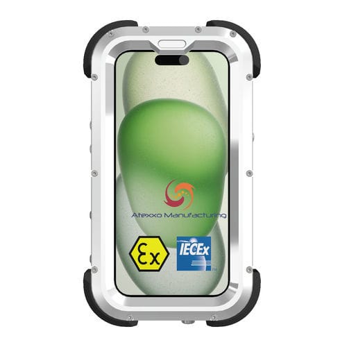 Teléfono inteligente industrial 5G - MOB-EXd-IPH-15 series - Atexxo B.V. - para zona peligrosa / 128 GB / 256 GB