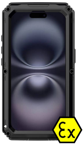 Teléfono inteligente industrial 5G - MOB-EX-IPH-16-PR-MX series - Atexxo B.V. - para zona peligrosa / 256 GB / 512 GB