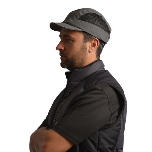 Gorra antigolpes reglable - AIRC03V05STR - Surflex - tamaño único / con ventilación / gris