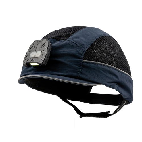 Gorra antigolpes de poliéster - AIRC02V01STRLED - Surflex - EN 812 / con ventilación / con linterna frontal LED