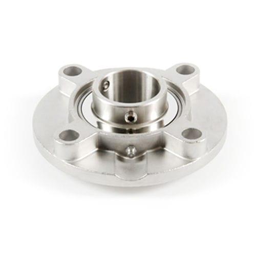 Soporte con rodamiento autoalineante - UCFC series - Dongguan Kentie Bearing Co., Ltd - esférico / de hierro fundido / de diamante