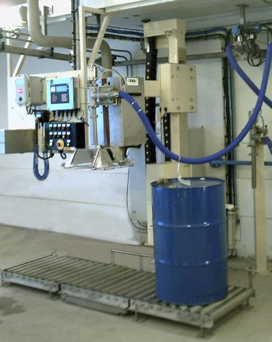 Llenadora 2 ejes - ERIFUT 2 XNP ATEX - ERIMAC - manual / semiautomática / de barriles