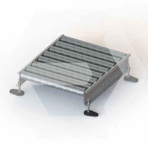 Transportador de rodillos - CRL XL 630 IRO - ERIMAC - horizontal / de manipulación / de altura regulable