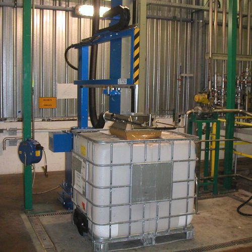 Sistema de vaciado de barriles - ERIFUT DF 3XP - ERIMAC - para la industria agroalimentaria / para líquido / para IBC