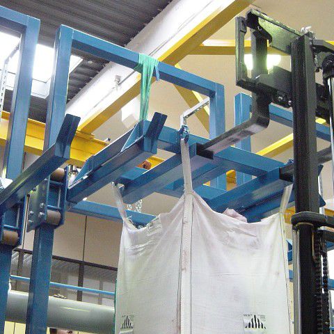 Balancín de elevación para big bag - ERIMAC - ajustable