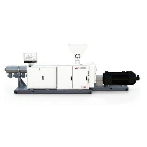 Extrusora de un husillo - S200 - MILACRON - de perfiles / para PP / para HDPE
