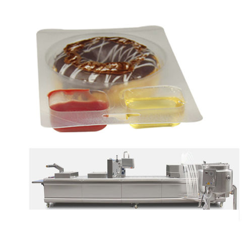 Máquina de acondicionamiento controlada por PLC - DZL-420Y - Utien Pack Co., Ltd. - servoaccionada / de vacío / en blíster