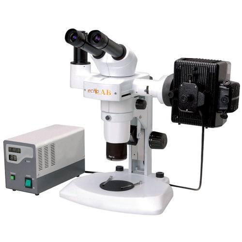 Estereomicroscopio para análisis - SM 500 Fl series - EchoLAB - de fluorescencia / con zoom