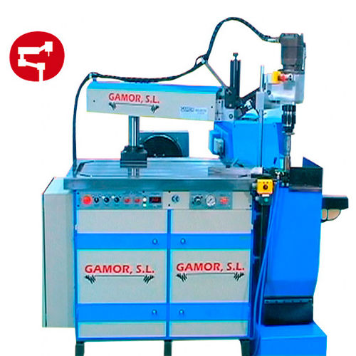 Máquina de roscado con brazo articulado - RHG-4B Vitoria Puntal - GAMOR - hidráulica / control de velocidad