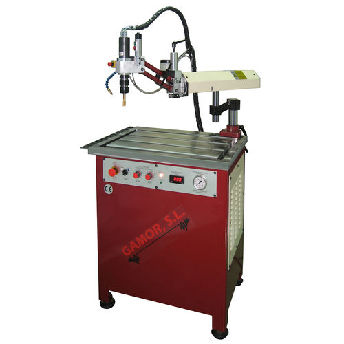 Máquina de roscado con brazo articulado - RHG-M24 (M4-M24) - GAMOR - hidráulica / control de velocidad