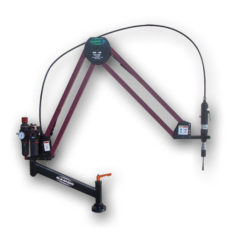Máquina de roscado con brazo articulado - GN08 M2-M8 - GAMOR - neumática