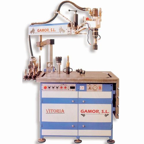 Máquina de roscado vertical - VITORIA RHG-M130  (M3-M130)  - GAMOR - con brazo articulado / hidráulica