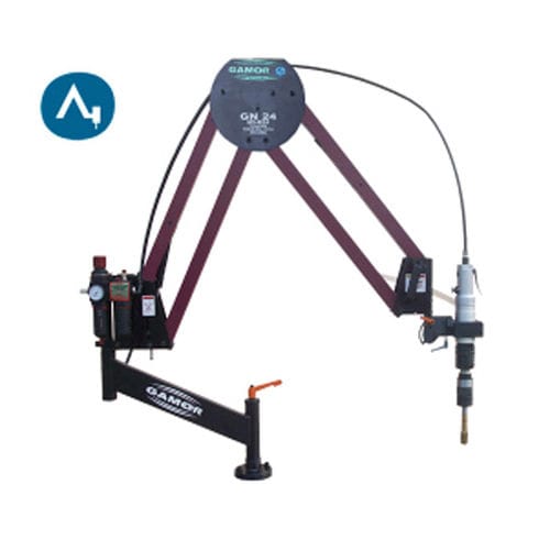 Máquina de roscado con brazo articulado - GN20 M4-M20 - GAMOR - neumática