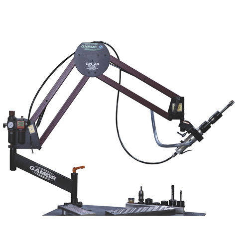Máquina de roscado con brazo articulado - GN/24 M5-M24 - GAMOR - vertical / horizontal / neumática